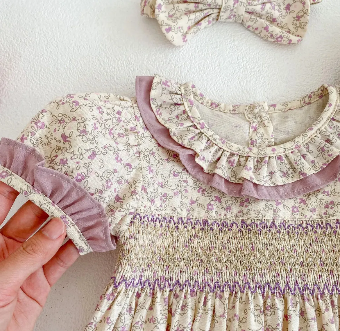 $17.50 EA - 2T X 1, 3T X 1, 4T X 1  -   Baby & Toddler Girls Twinning - Mauve Vintage Floral Dresses