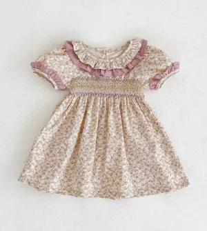 $17.50 EA - 2T X 1, 3T X 1, 4T X 1  -   Baby & Toddler Girls Twinning - Mauve Vintage Floral Dresses