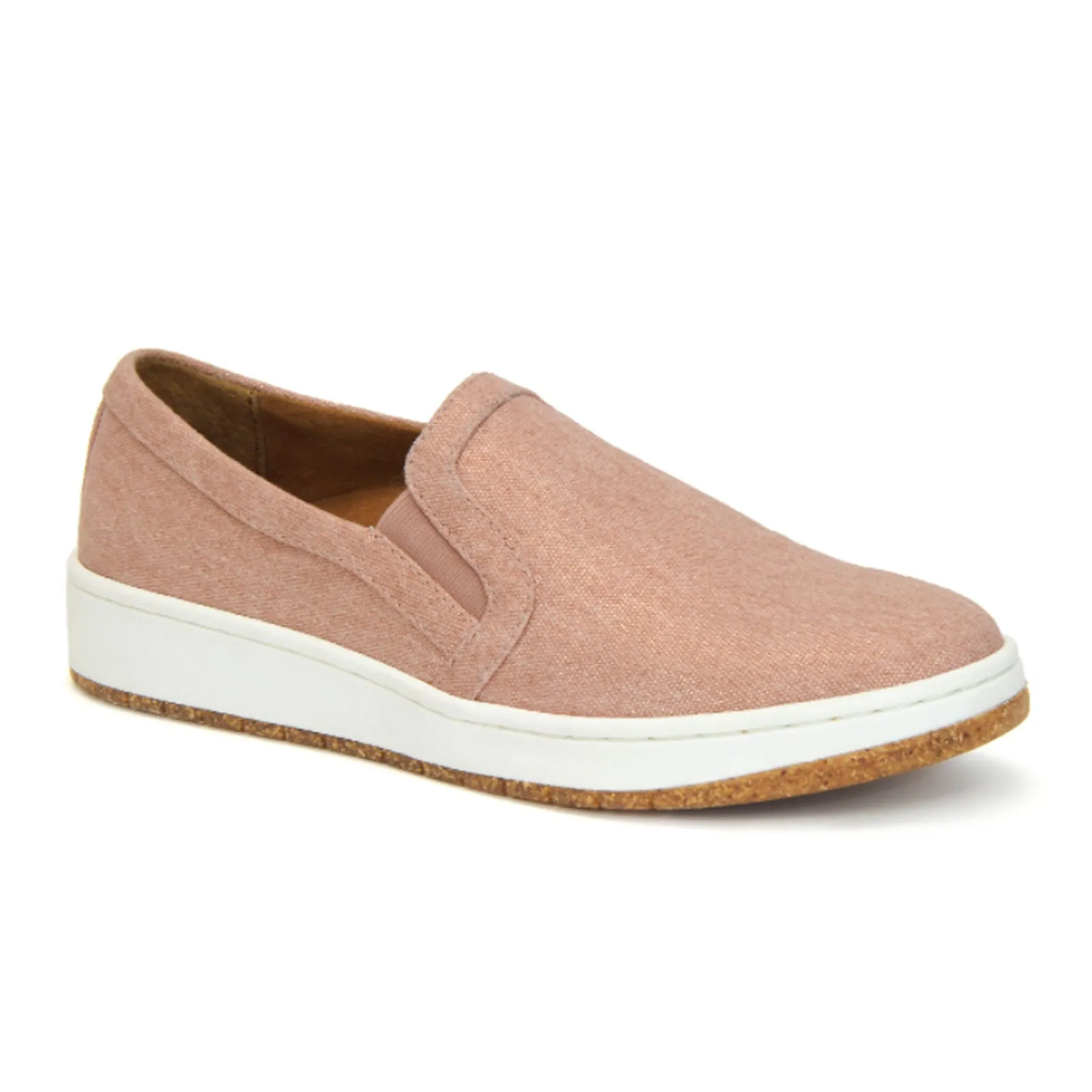 Aetrex Cameron Slip On (Women) - Blush Canvas