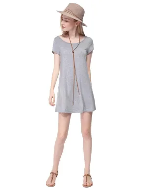 Alisa Pan Short Sleeve Casual T-Shirt Dress