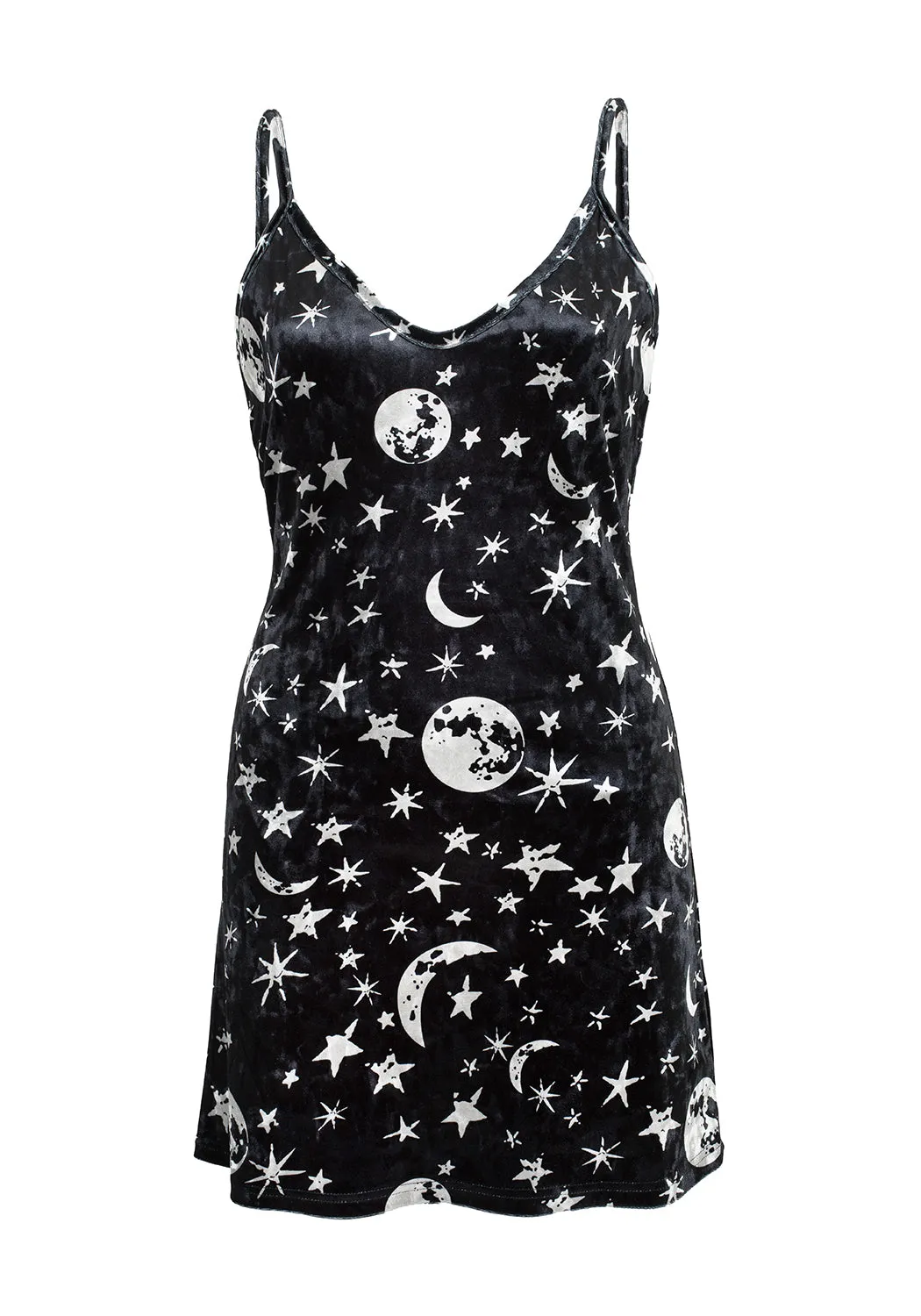 ALLNIGHTER VELVET MINI SLIP DRESS