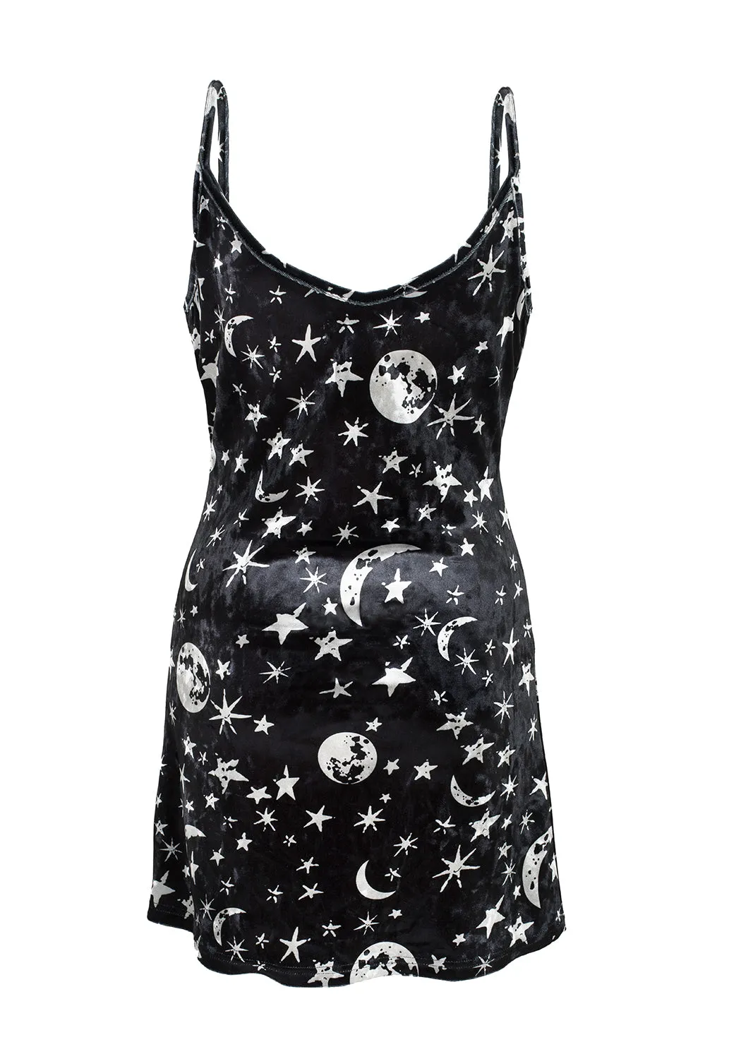 ALLNIGHTER VELVET MINI SLIP DRESS