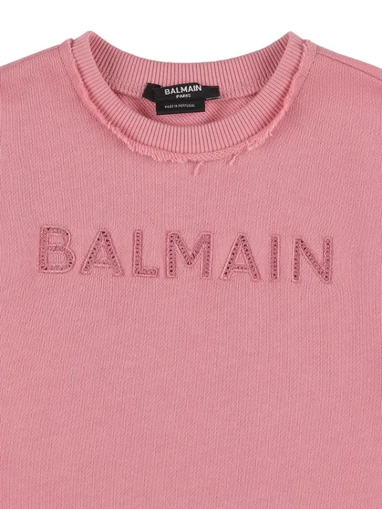 Balmain   Logo organic cotton dress 