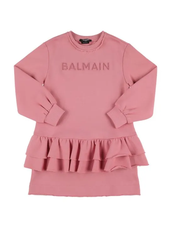 Balmain   Logo organic cotton dress 