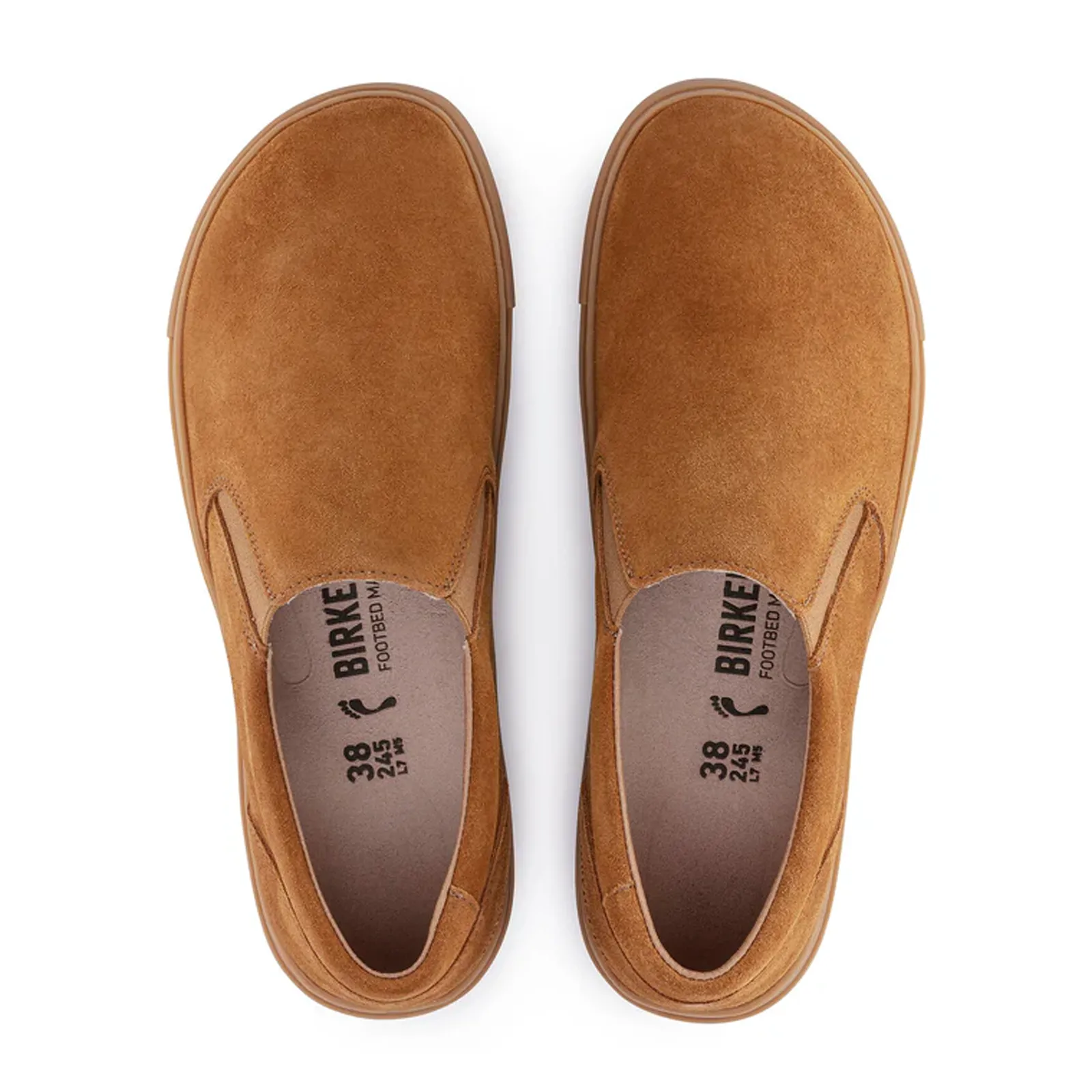 Birkenstock Oswego Narrow Slip On Sneaker (Women) - Mink Suede