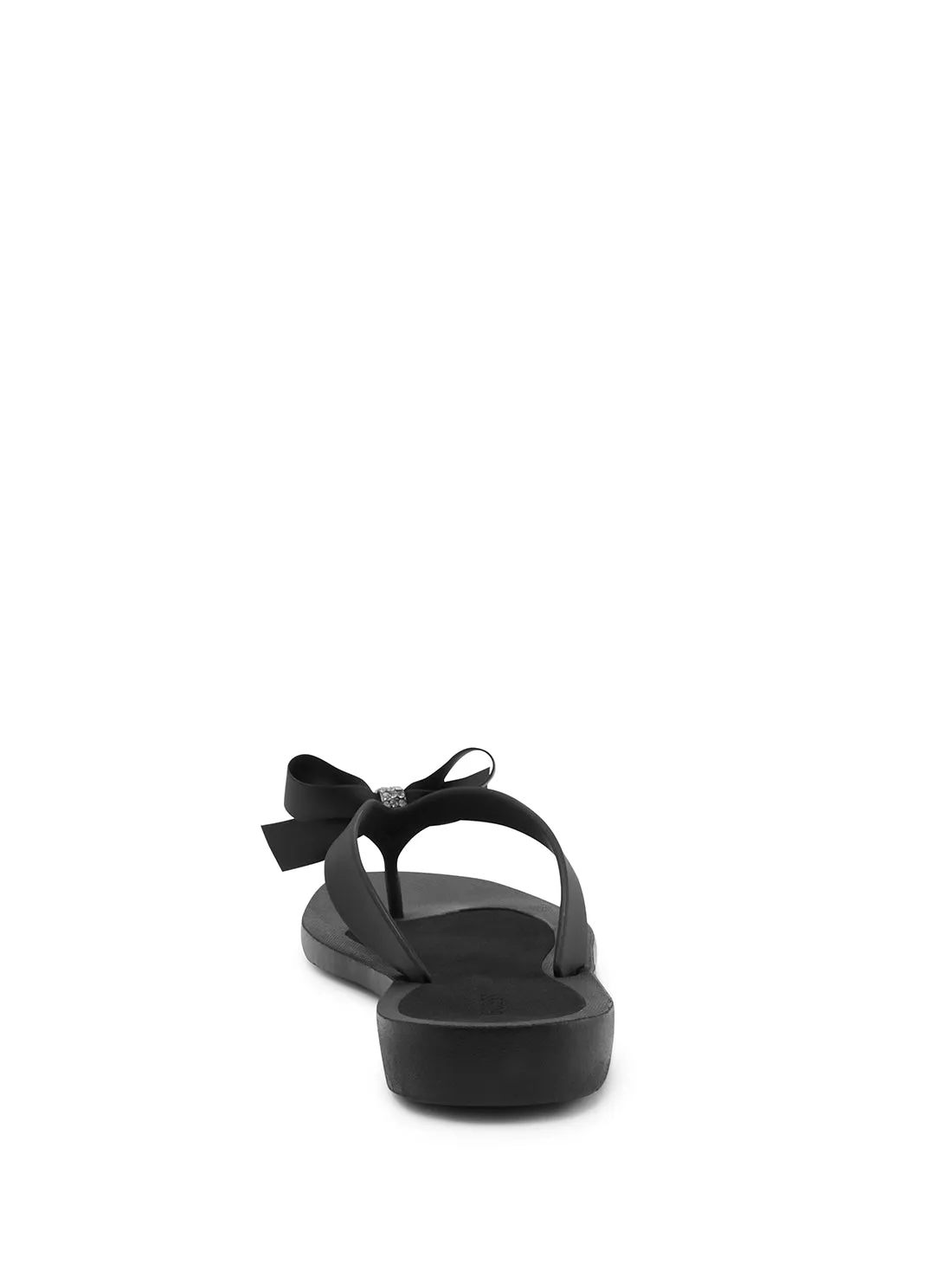 Black Tutu Bow Sandals