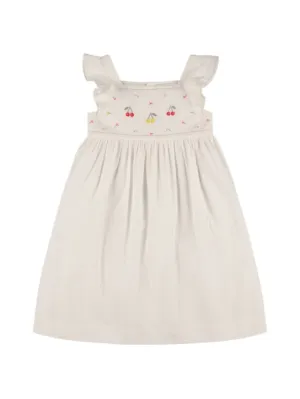 Bonpoint   Embroidered cotton poplin dress 