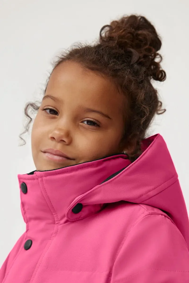 Canada Goose Girls Snowy Owl Parka in Pink