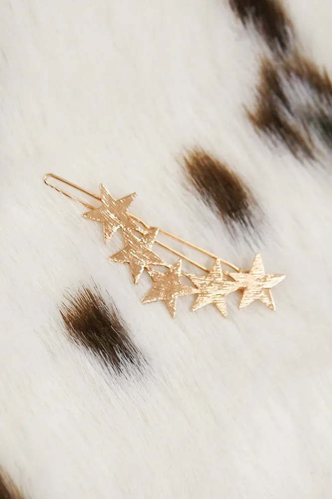 Caught In The Constellation Hair Clip Gold to hm