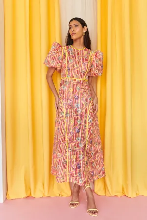 Celia B Yellow Nammu Dress