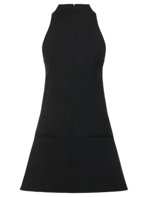 Courreges   Sleeveless twill mini dress 