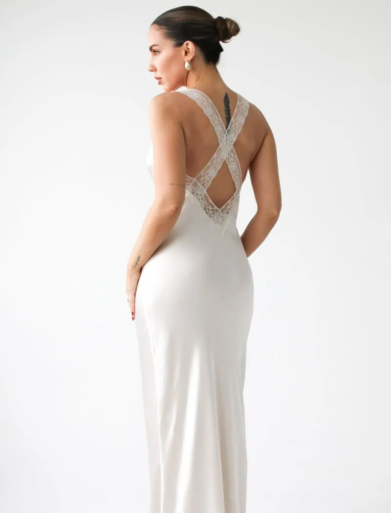 Crossroads Maxi Dress | Ivory