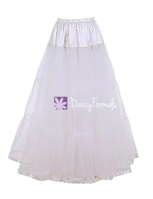 DaisyFormals Ankle Length Bridal Wedding Long Dress Slips,14 Colors (PT003)