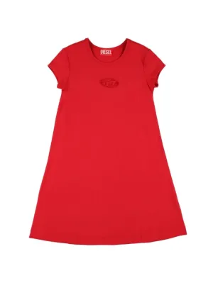 Diesel Kids   Cotton jersey dress 