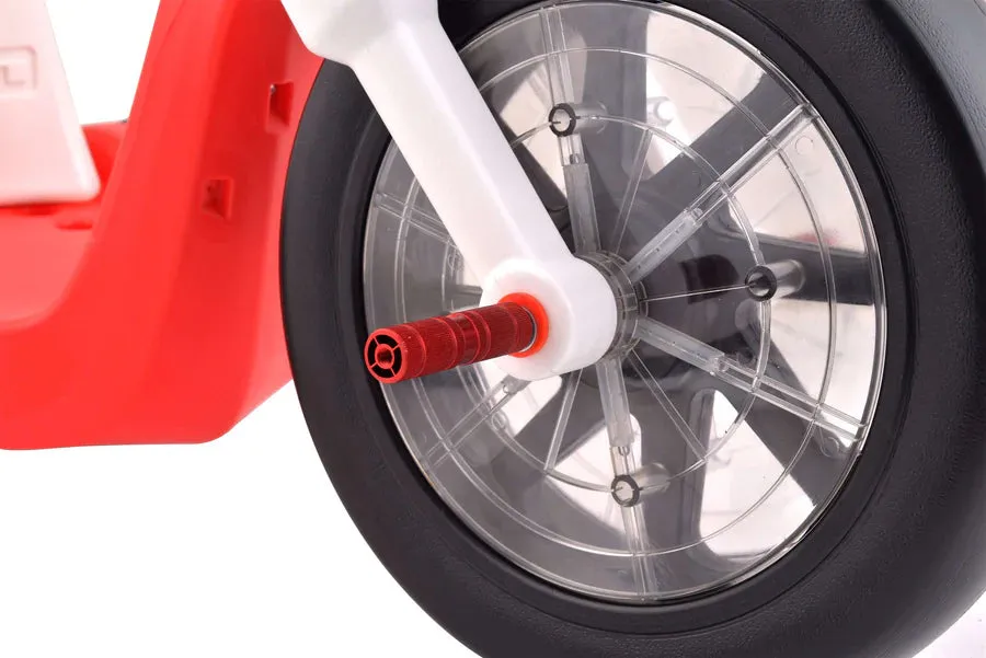 Droyd Romper Electric Trike for Kids 24V 2Ah Lithium Ion 50W Brushed 3 Miles 6 MPH Red New