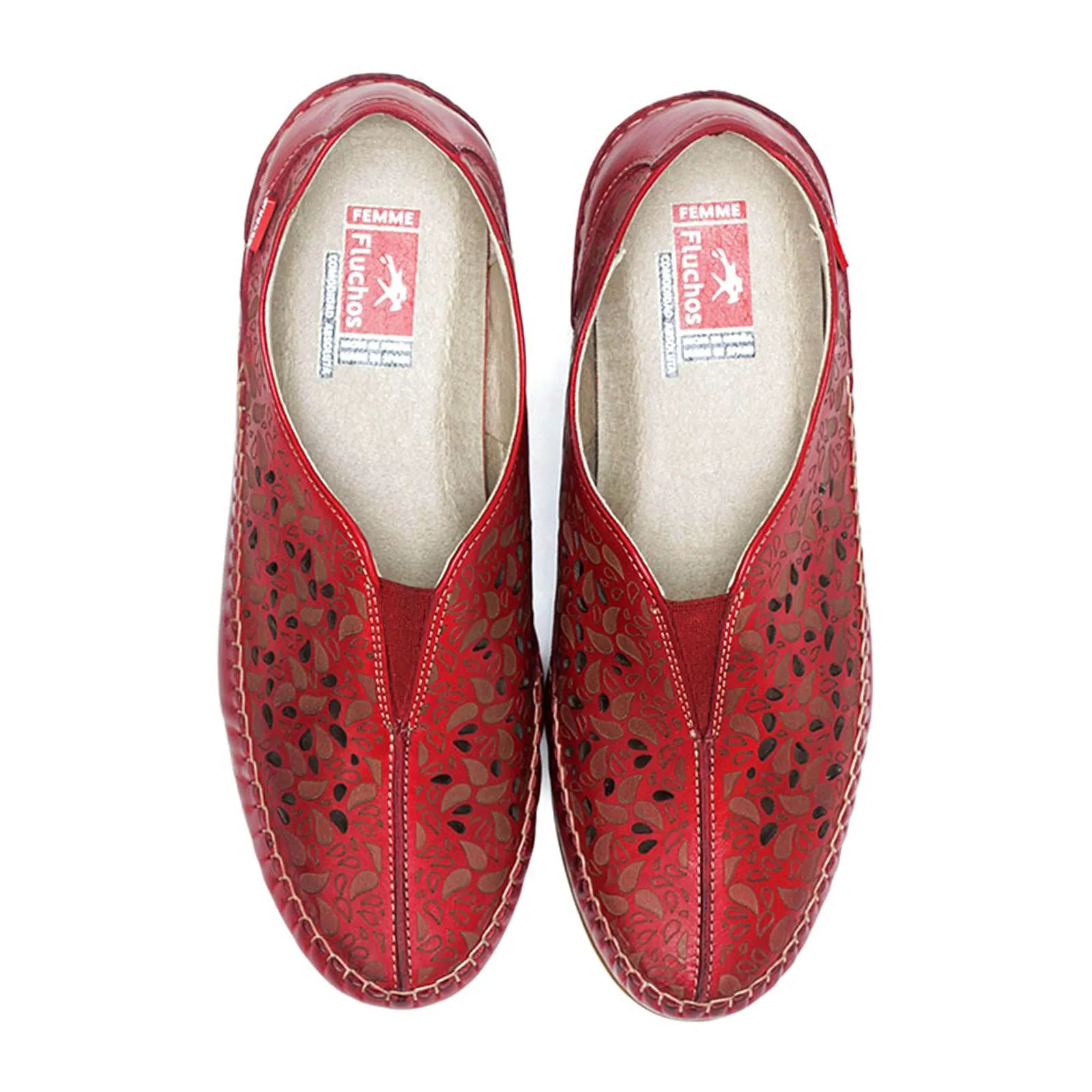 Fluchos Elsa F1182 Slip On (Women) - Red