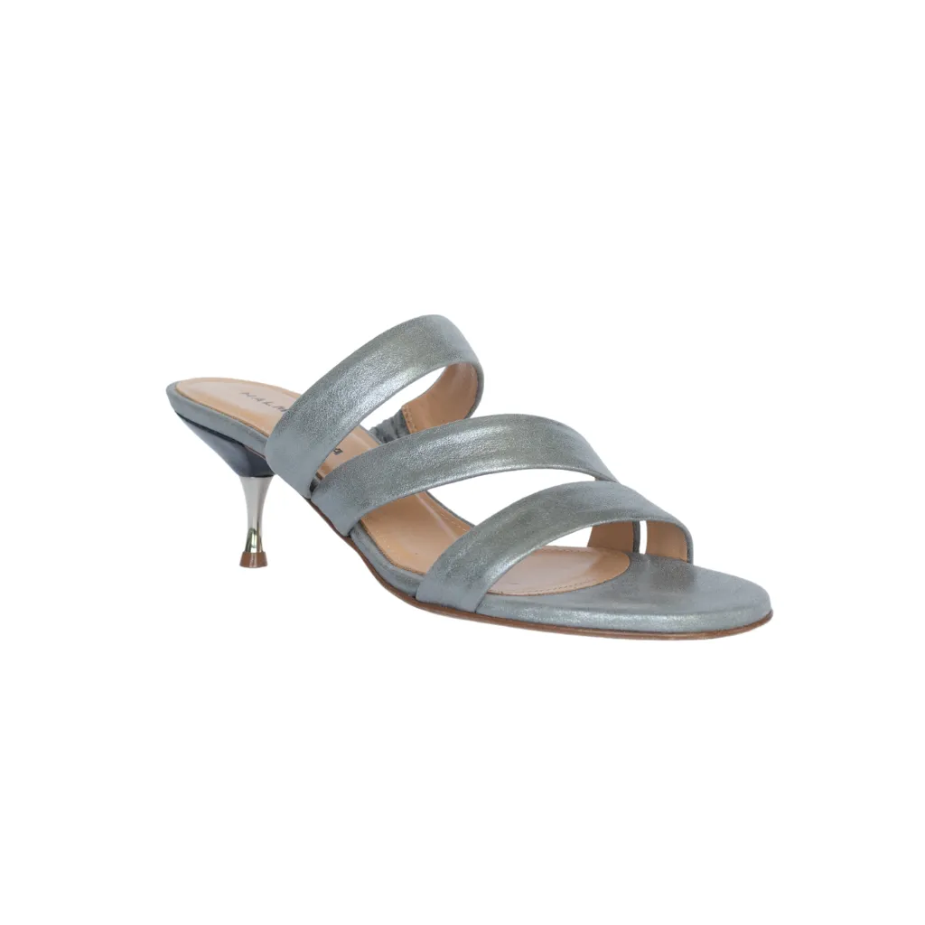 Halmanera Strappy Sandal With Kitten Heel