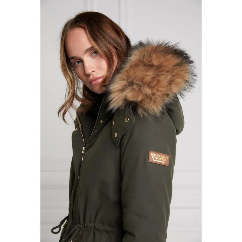 Holland Cooper Montana Ladies Parka Jacket - Khaki