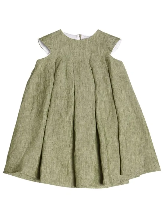 Il Gufo   Sleeveless linen dress 