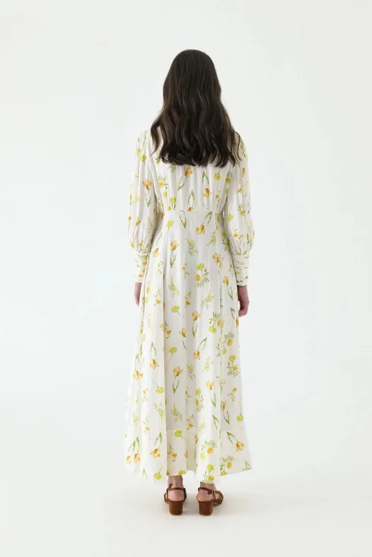 Juliet Collar Maxi Shirt Dress