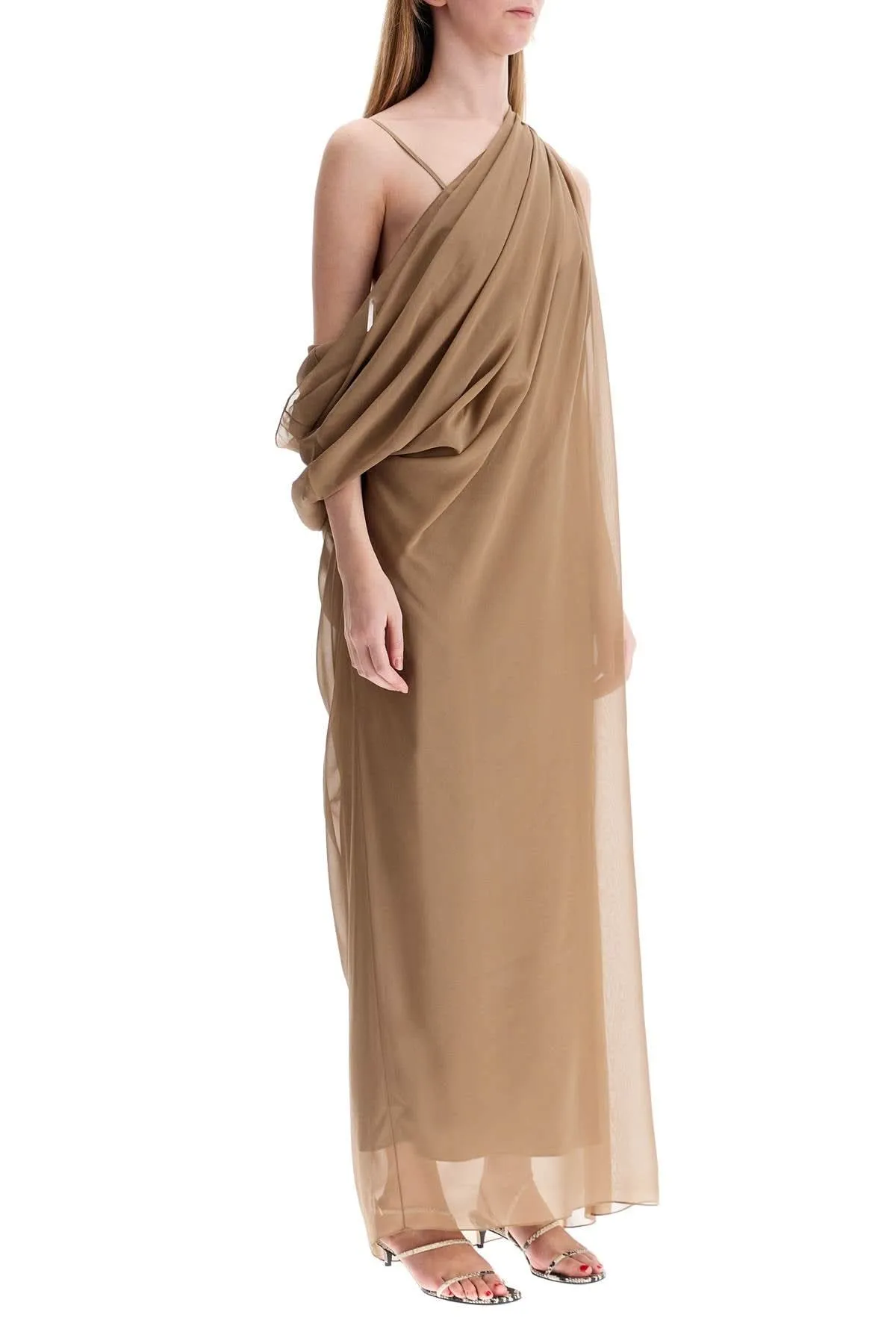 Khaite "taj chiffon silk dress"