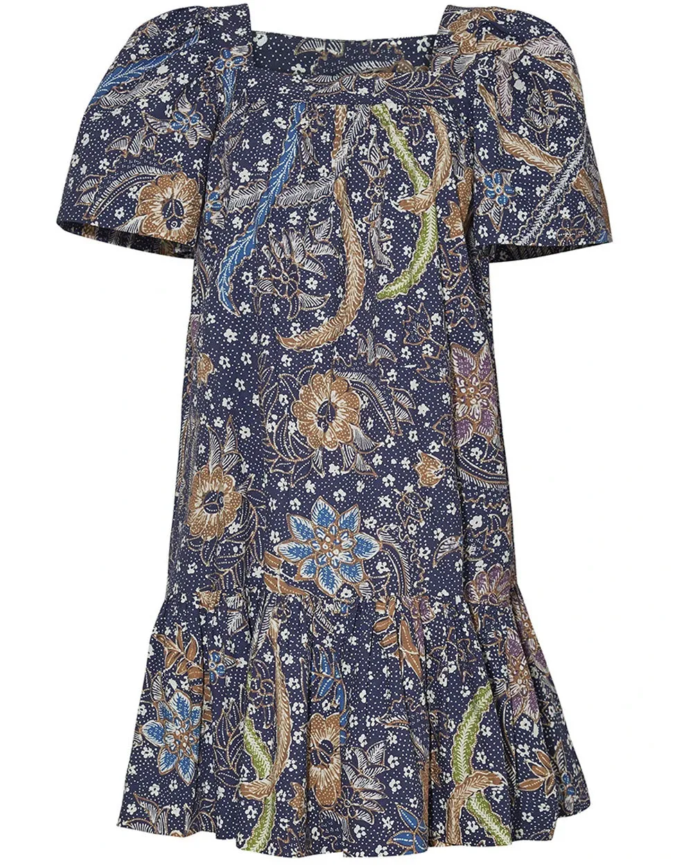 Navy Batik Janie Mini Dress