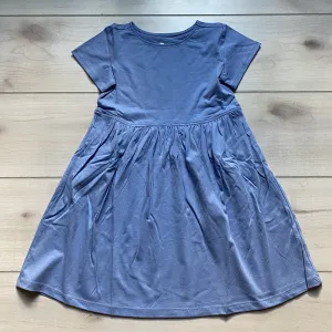 NEW Primary Faded Denim Cotton Pocket Dress