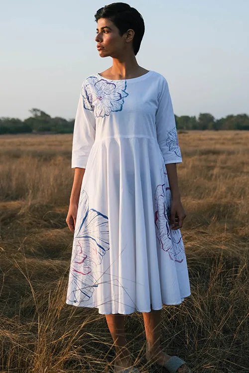 Okhai 'Layla' Hand Embroidered and Mirrorwork Dress