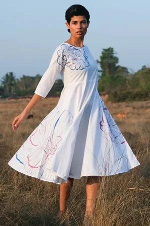 Okhai 'Layla' Hand Embroidered and Mirrorwork Dress