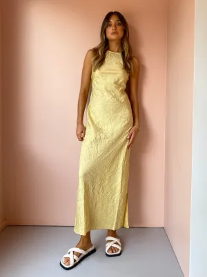 Sir Maev Slip Dress in Yellow