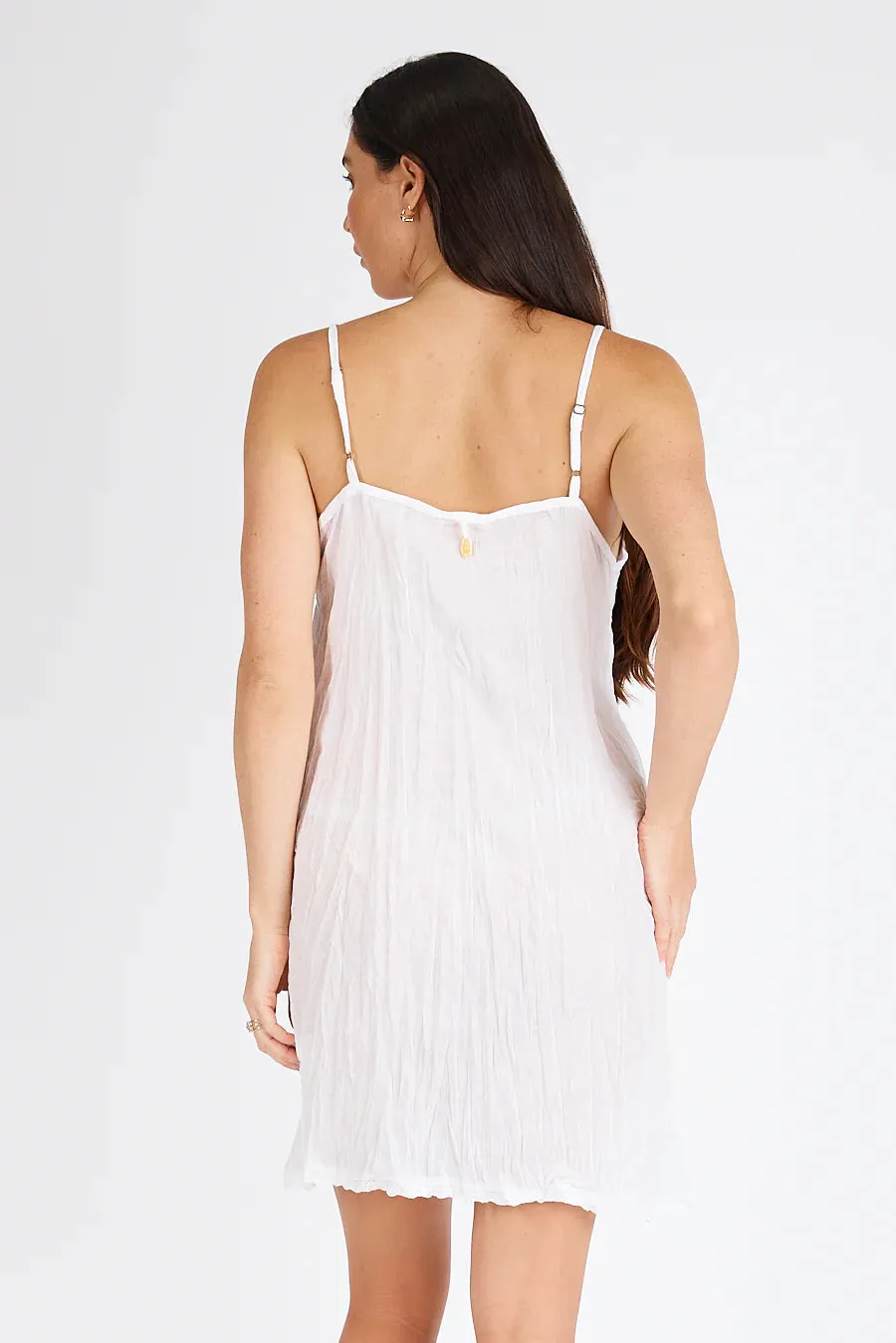 Slip Dress White