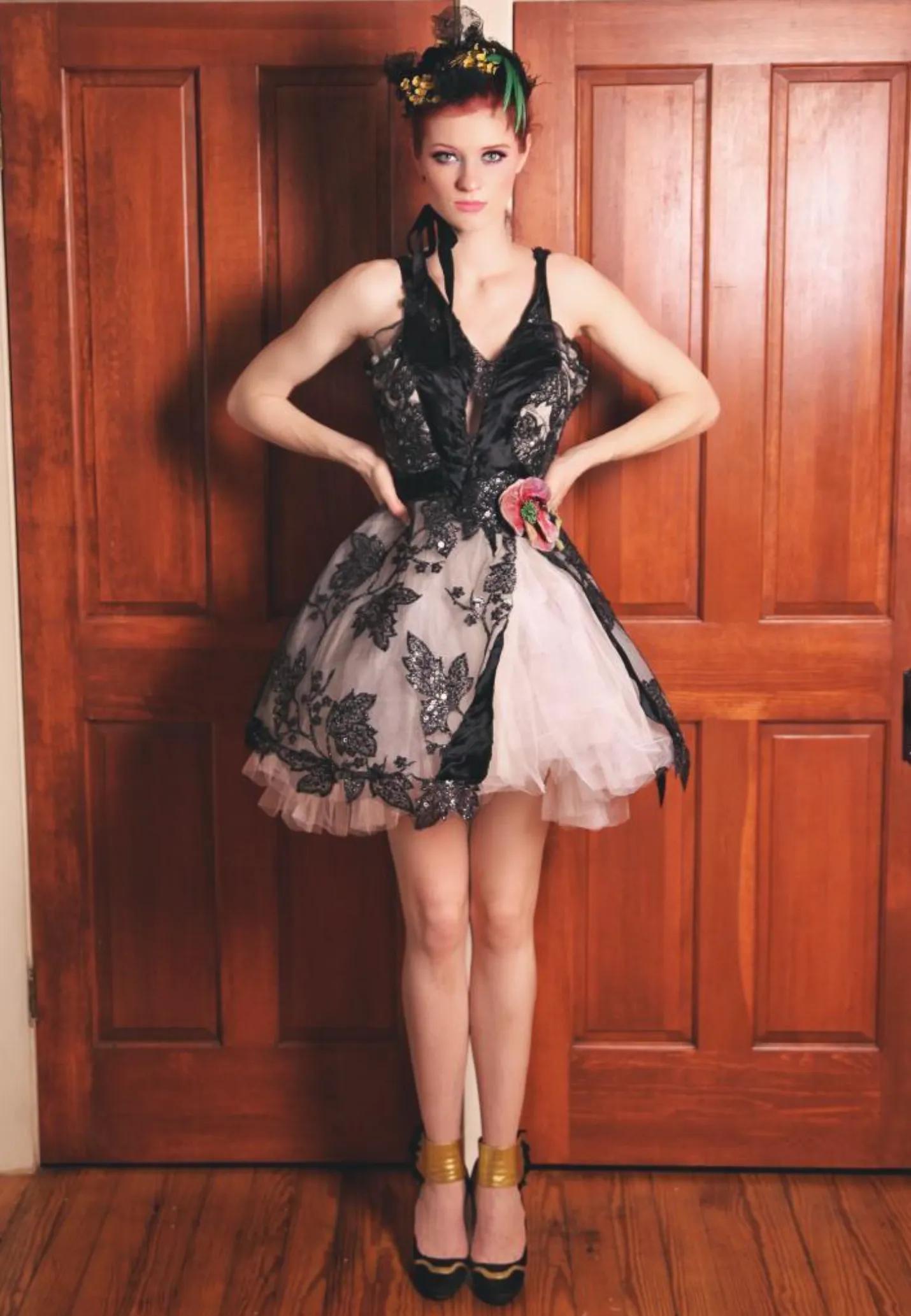 SOLD CLAIRE Boudoir Queen KOOK dress Old School Boudoir Queen Tutu Dress