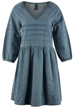 Stetson Women's Denim Pleated Top Dress