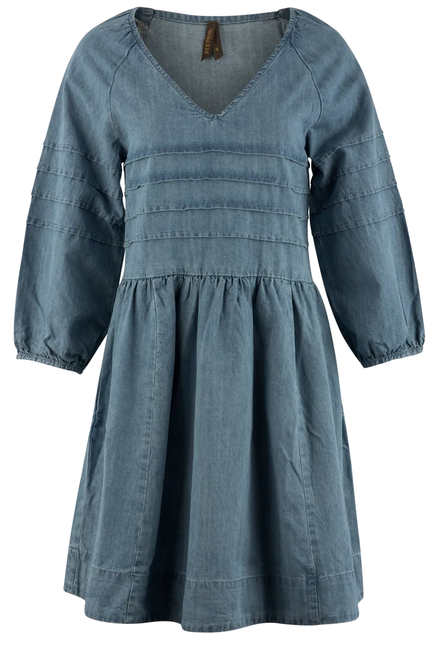 Stetson Women's Denim Pleated Top Dress