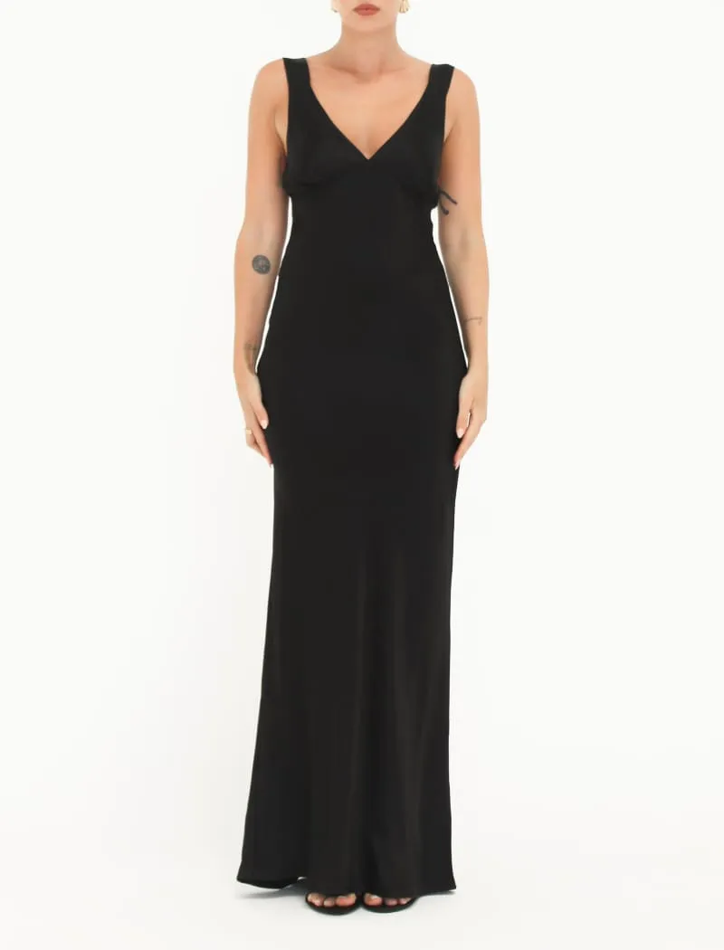 Sunset Strip Maxi Dress | Black