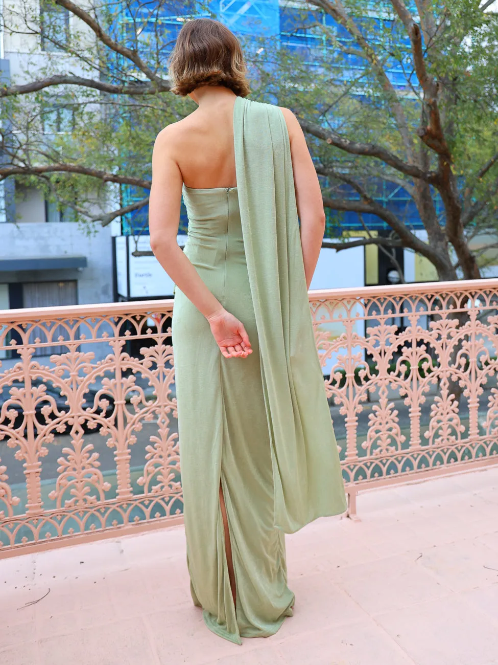 Tojha Iesha Dress in Matcha Green