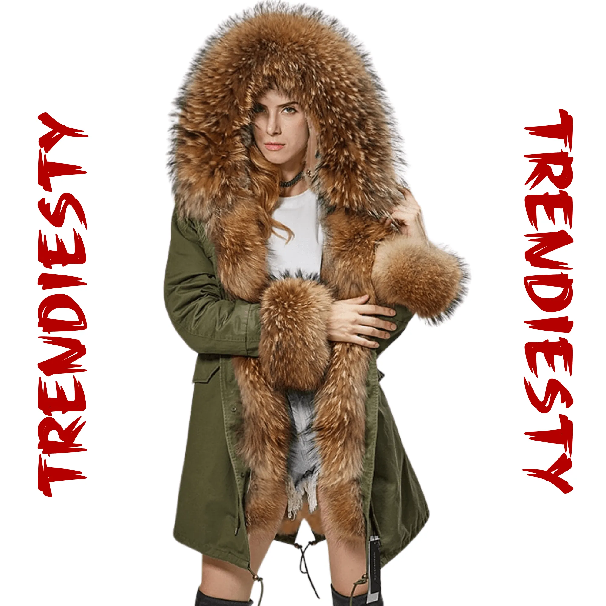 Women's Luxury Real Fur Waterproof Parka "Full Fur Alpha Style"